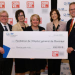 Don de Bell Cause pour la cause à la Fondation de l'Hôpital général de Montréal pour soutenir l'Unité de neuromodulation du CUSM