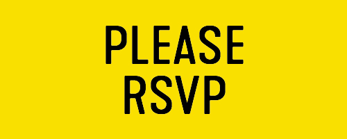 Please RSVP