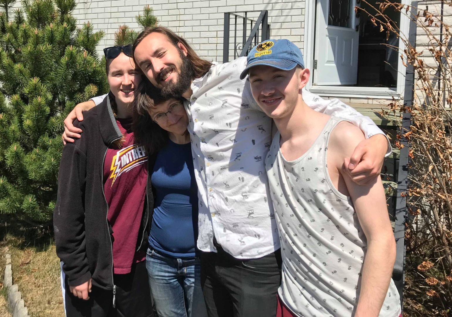 Code Life - From left to right: Maude, Christine, Samuël and Mérérick