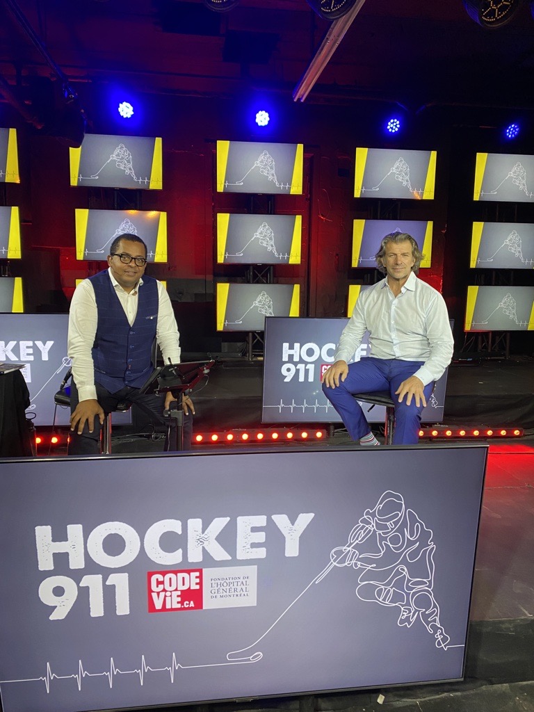 Hockey 911: Gregory Charles and Marc Bergevin in studio