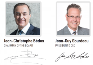 Jean-Christophe Bédos and Jean-Guy Gourdeau